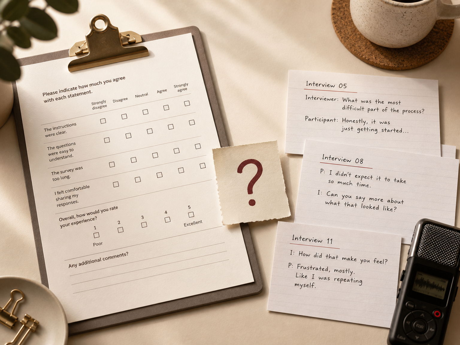 Survey or Interview? How to Choose the Right Method for Your Research